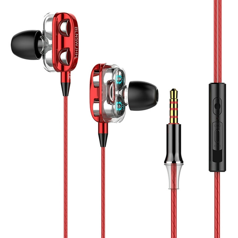 Zxb 3.5mm In Ear Wired Earphones Super Bass Wired Earbuds With Microphone  Headphones