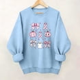 thumbnail image 1 of Zxlsdmn Women's Breast Cancer Crew Neck Sweatshirt Oversized Long Sleeve Drop Shoulder Pullover Tops Inspirational Printed Pattern Sweatshirts Fall Clothes M, 1 of 5