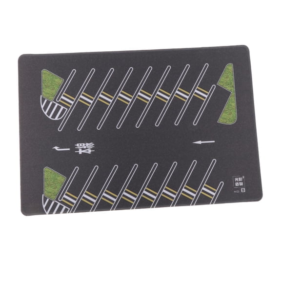 Zxpjkyu 1/64 Scale Parking Lot Layout Mouse Pad Nonslip Background Mini Car Garage Scene B