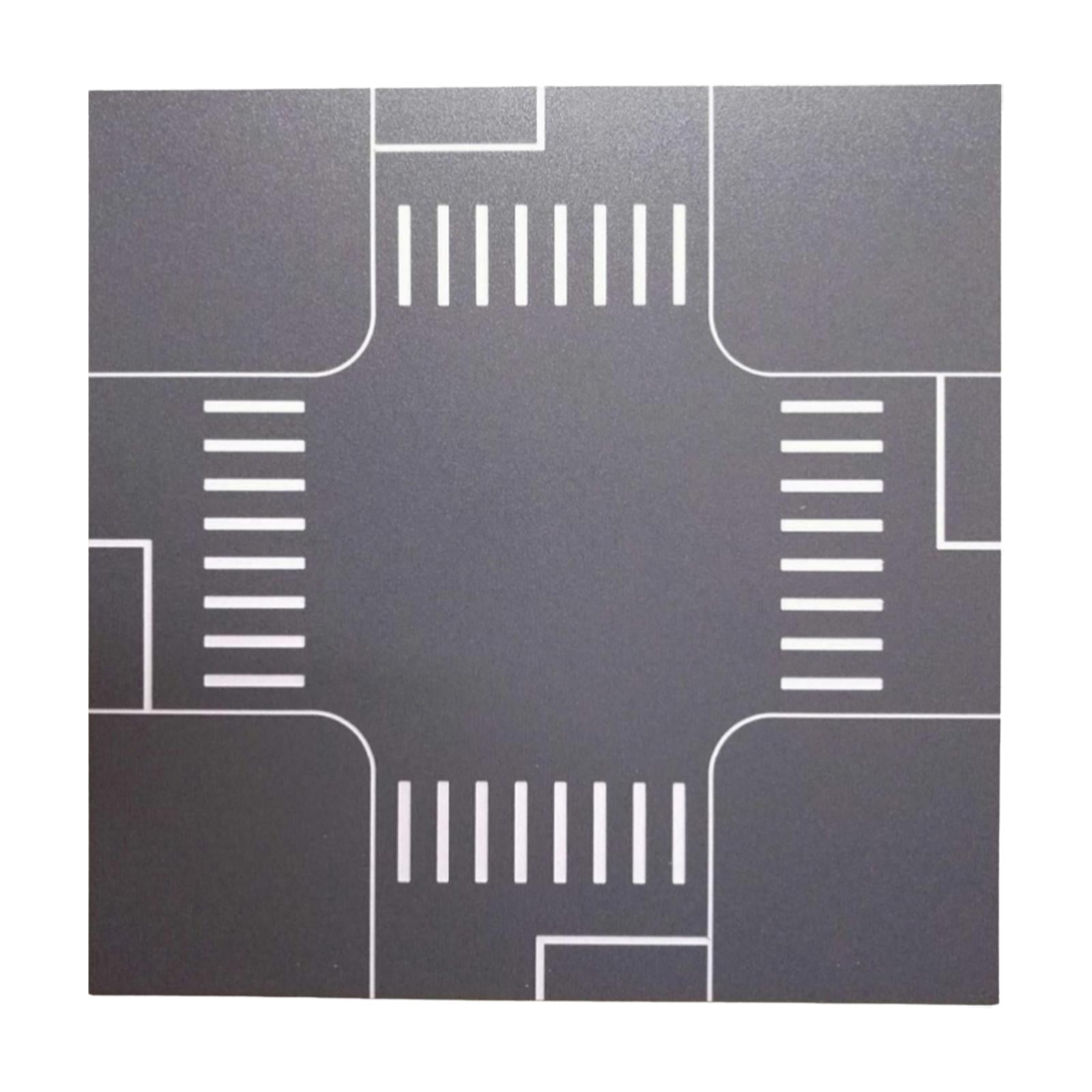 Zxpjkyu 1/64 Scale Road Model Urban Street for Model Vehicles Realistic ...