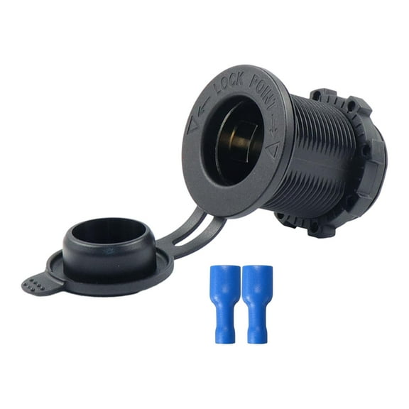 Zxpjkyu 12V Cigarette Lighter Sockets Car Cigarette Lighter Replacement Plug Adapter for