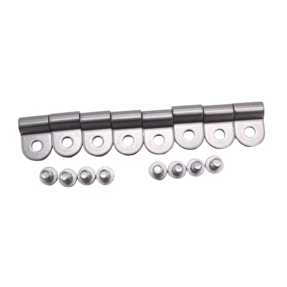 Zxpjkyu 16 Pieces Brake Line Clip Set 3/16" Stainless Steel Replacement High Performance