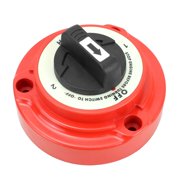 Zxpjkyu 2 Pack Battery Disconnect Switch Double Pole Heavy Duty Rotary Knob ON-OFF-ON 32 Volts DC 350 Amp for Marine Boat RV Panel Mount