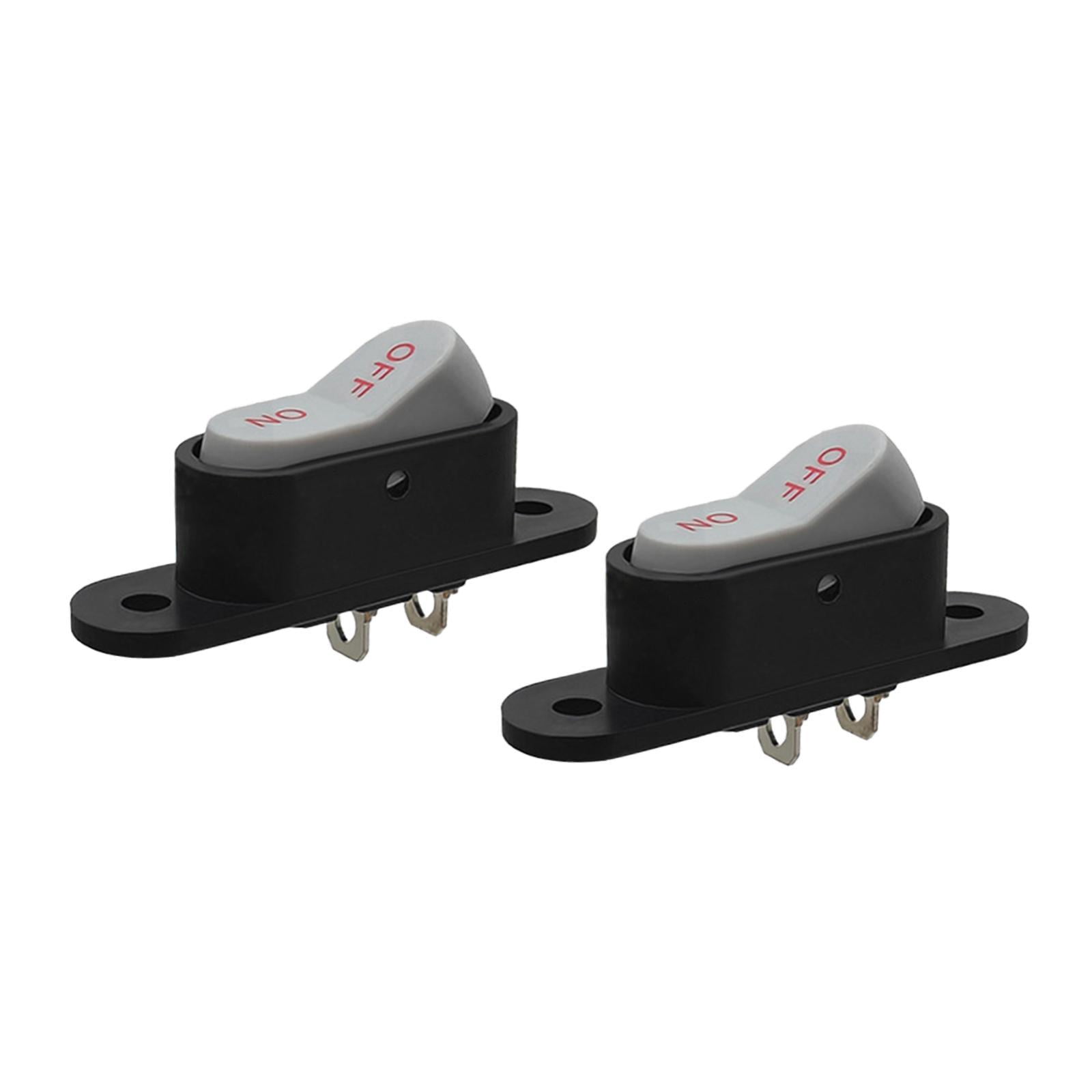 Zxpjkyu 2 Pieces Boats Rocker Switch Electrical Equipment on/Off Switch ...