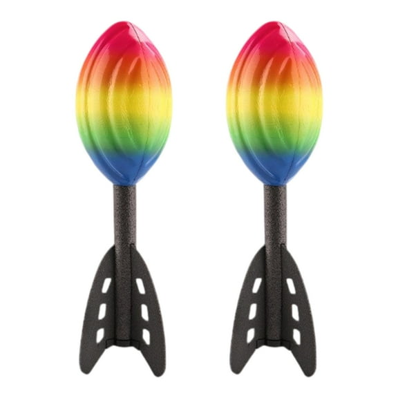 Zxpjkyu 2 Pieces Long Distance Football Whistler Ball Rockets Ball Hand Grip Howler Foam