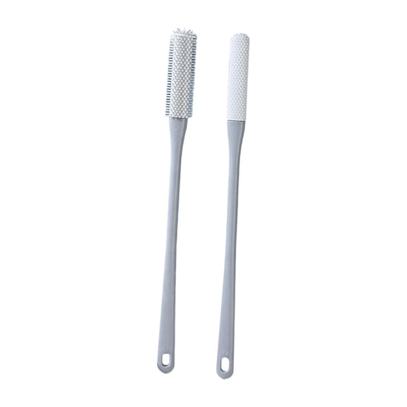 Zxpjkyu 2 Pieces Toe Cleaning Brush Foot Brush Soft 40cm Cleaning Bath Brush Shower Foot Gray