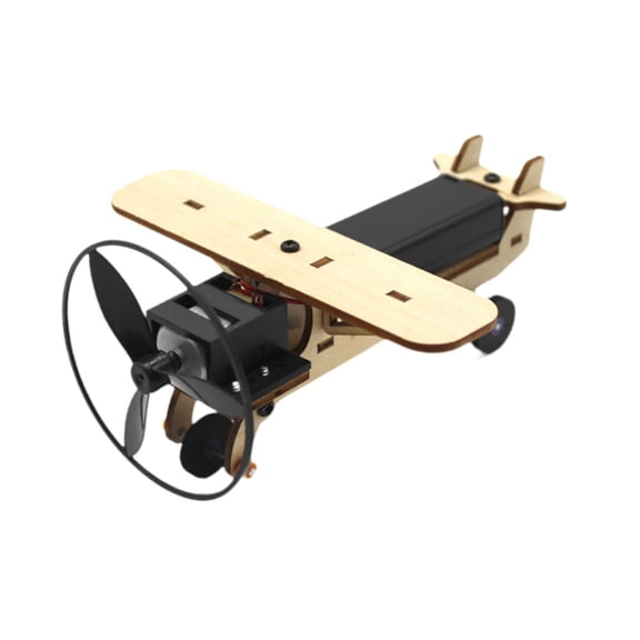 Zxpjkyu 3D Assemble Aircraft Model DIY Science and Physics Experiment Kit Hobbies Gifts