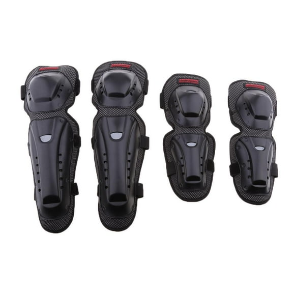 Zxpjkyu 4Pieces Unisex Motorcycle Motocross Cycling Elbow and Knee Pads Guard Armors Set