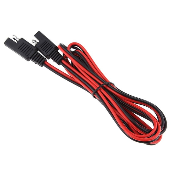 Zxpjkyu 6.6FT SAE to SAE Connector DC Power Automotive Extension Cable Line 18AWG M to M