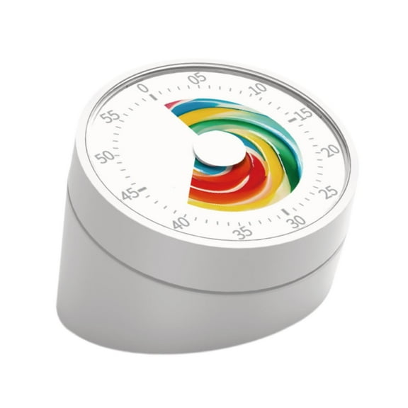 Zxpjkyu 60 Minute Visual Timer Countdown Clock Kitchen No Ticking Time Management Alarm