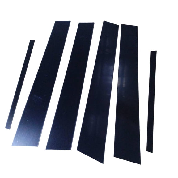 Zxpjkyu 6Pcs Door Pillar Posts Trim Accessories Waterproof Panel Trim Sticker Car Pillar