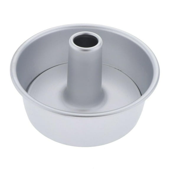 Zxpjkyu 7inch Aluminum Hollow Chiffon Cake Mold Angel Food Cake Pan Removable Bottom 7 inch