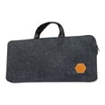 thumbnail image 1 of Zxpjkyu 87 Key Keyboard Case for Mechanical Keyboards Gaming PC Keyboard Storage Bag Dark Gray, 1 of 9