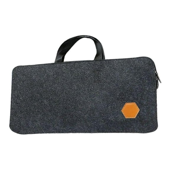 Zxpjkyu 87 Key Keyboard Case for Mechanical Keyboards Gaming PC Keyboard Storage Bag Dark Gray
