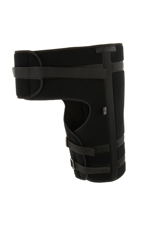 Adjustable Thigh Groin Brace Support Hip Femur Stretching Pain Relief Wrap Black S
