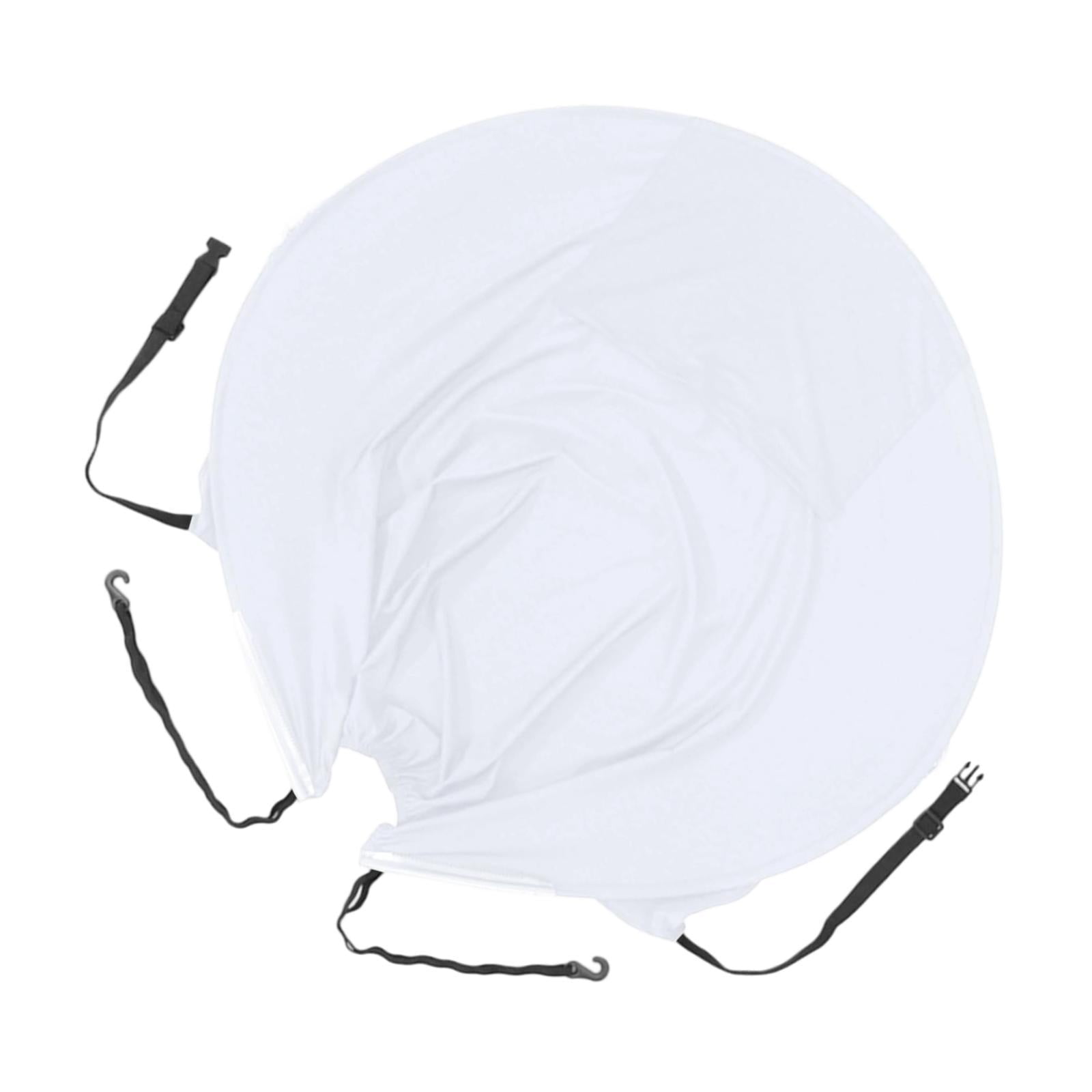 Zxpjkyu Baby Stroller Sunshade Cover, Outdoor Portable Easy Install Breathable Universal White