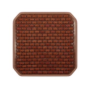 Zxpjkyu Bamboo Seat Cushion for Car and Truck, Interior Decoration for Car, Multipurpose 43.5x43.5cm Coffee