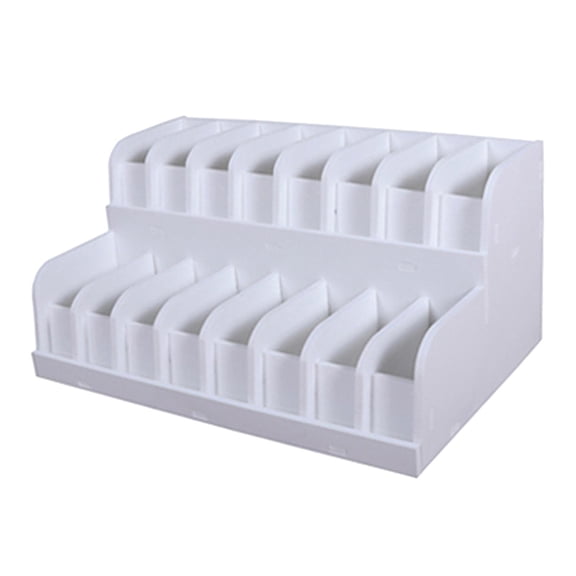 Zxpjkyu Belt Organizer Belt Holder 2 Layered for Tie Sleek Multipurpose Multi Grids Rack 16 Grids