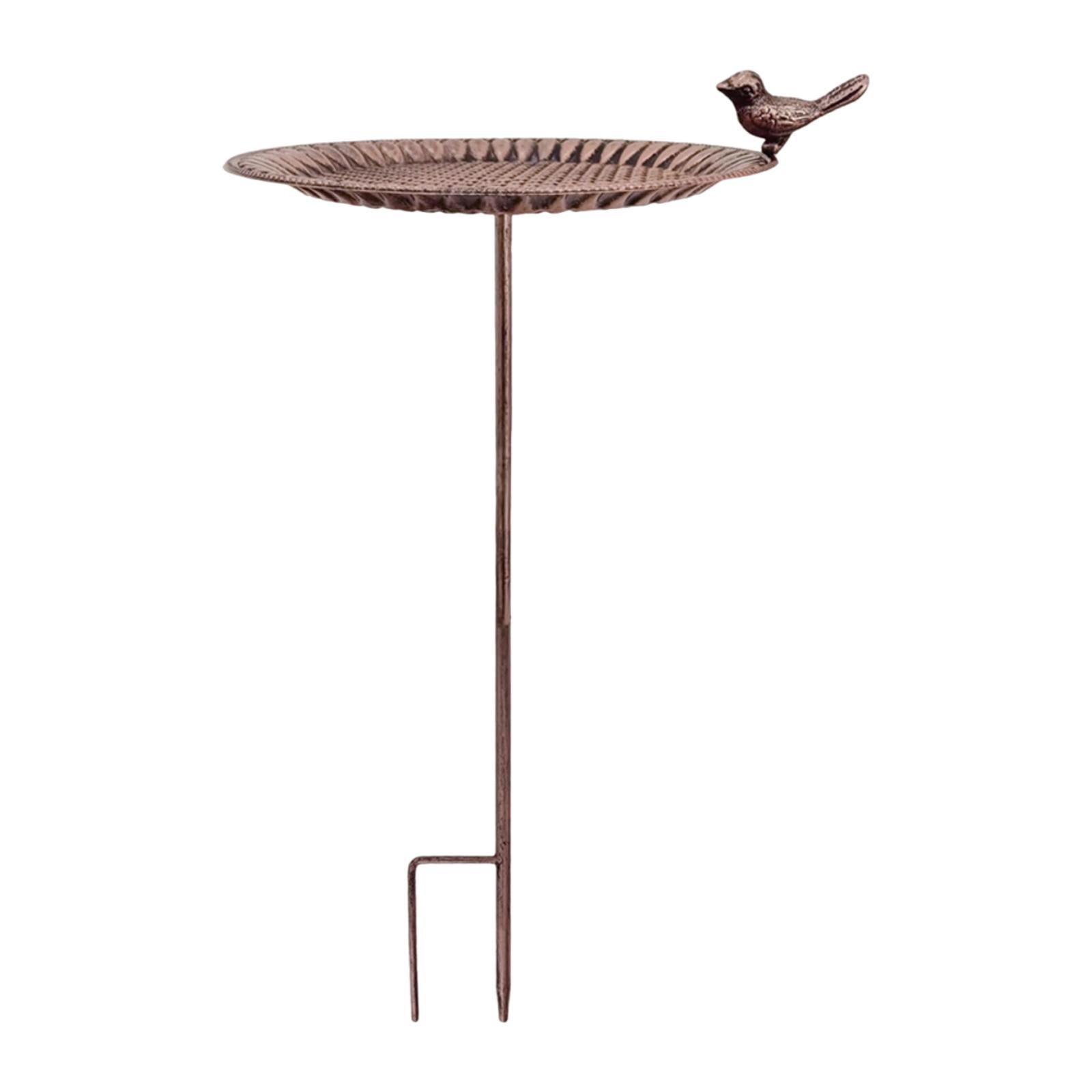 Zxpjkyu Bird Feeder Modern Easy to Install with Stake for Backyard Outside Flowerbed