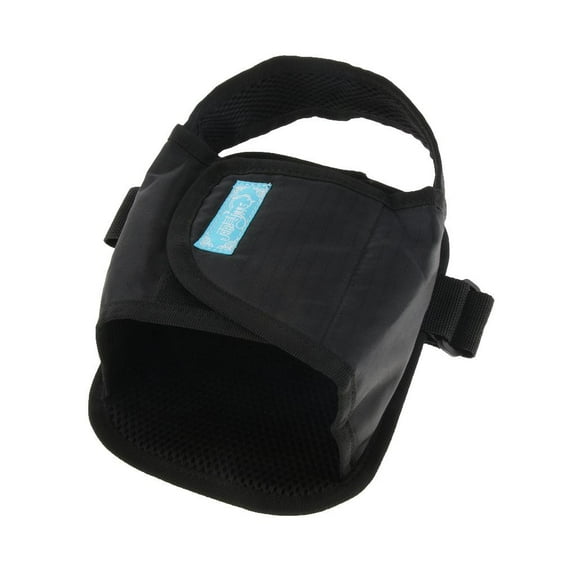 Zxpjkyu Black Wheelchair Pedals Feet Strap Foot Tape Safety Restraint Shoes for Elderly