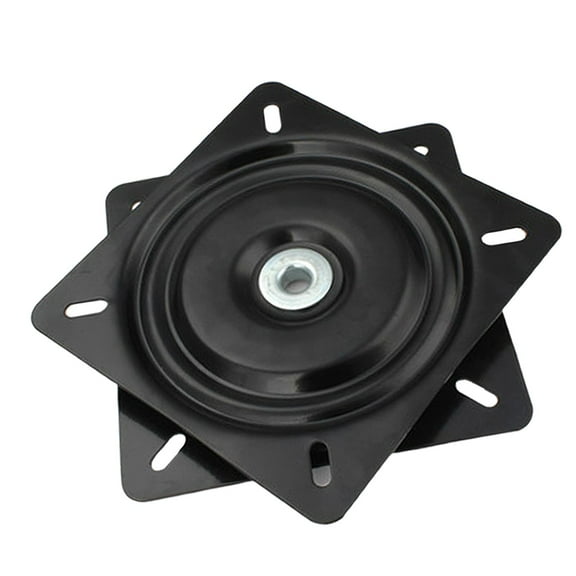 Zxpjkyu Boat Seat Swivel Coated Mount Base Full Ball Bearings Universal Seat Swivel Base 6in 1.5mm thick