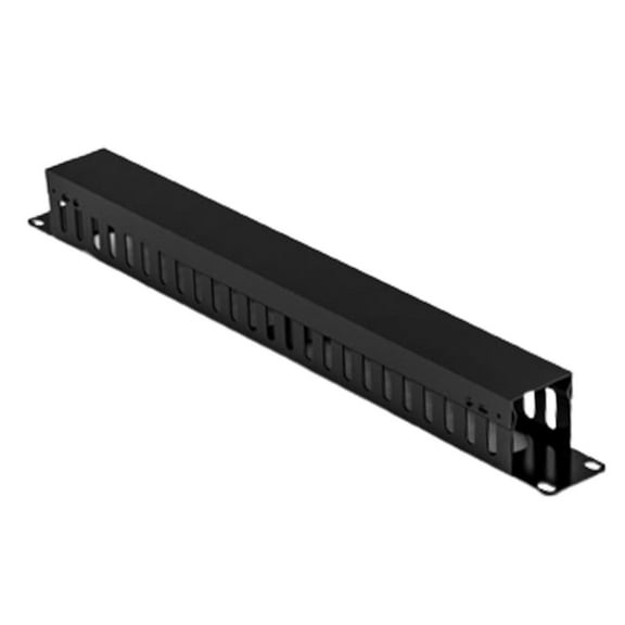 Zxpjkyu Cable Management Bar Offices Reusable Easy to Use Metal 24 Slot Study Rooms Wire