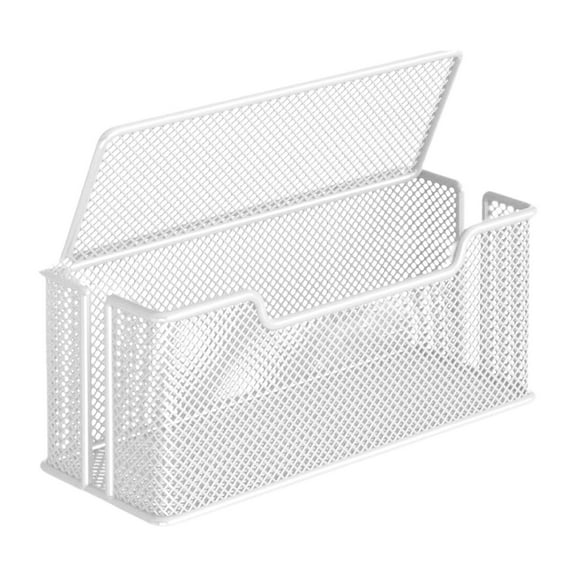 Zxpjkyu Cable Management Box Cord Storage Caddy Large Capacity Protection Versatile Tidy White