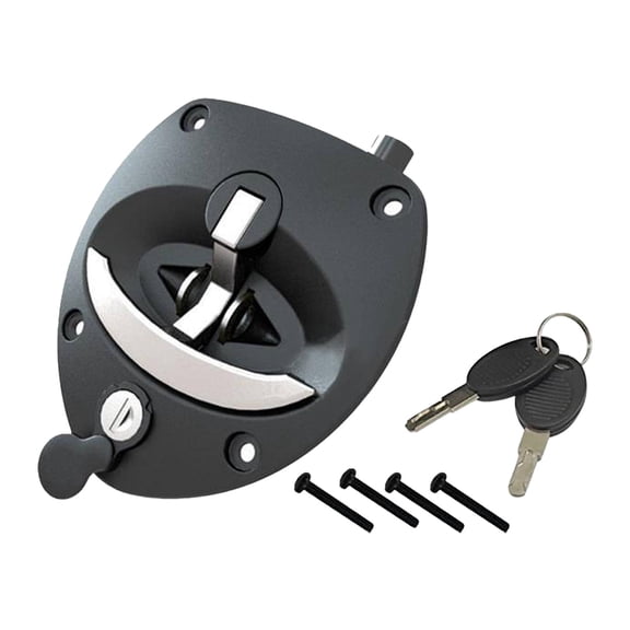 Zxpjkyu Camper Door Latch Easy Installation RV Entry Door Lock Replacement for Motorhome Type E