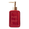 thumbnail image 1 of Zxpjkyu Ceramic Hand Soap Dispenser Leakproof Jar Portable Container Durable Lotion Pump Red, 1 of 8