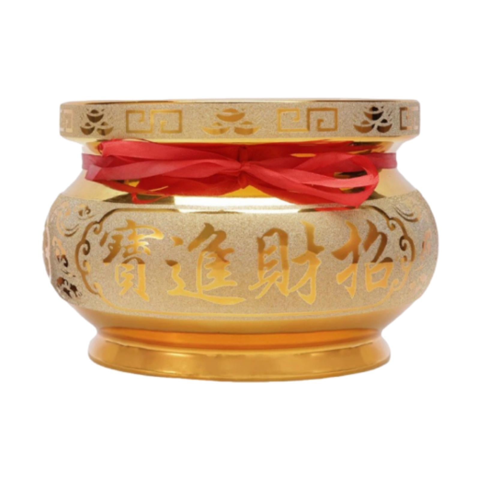 Zxpjkyu Ceramic Incense Burner Incense Holder Offering Bowl Ornament Decorative for Home