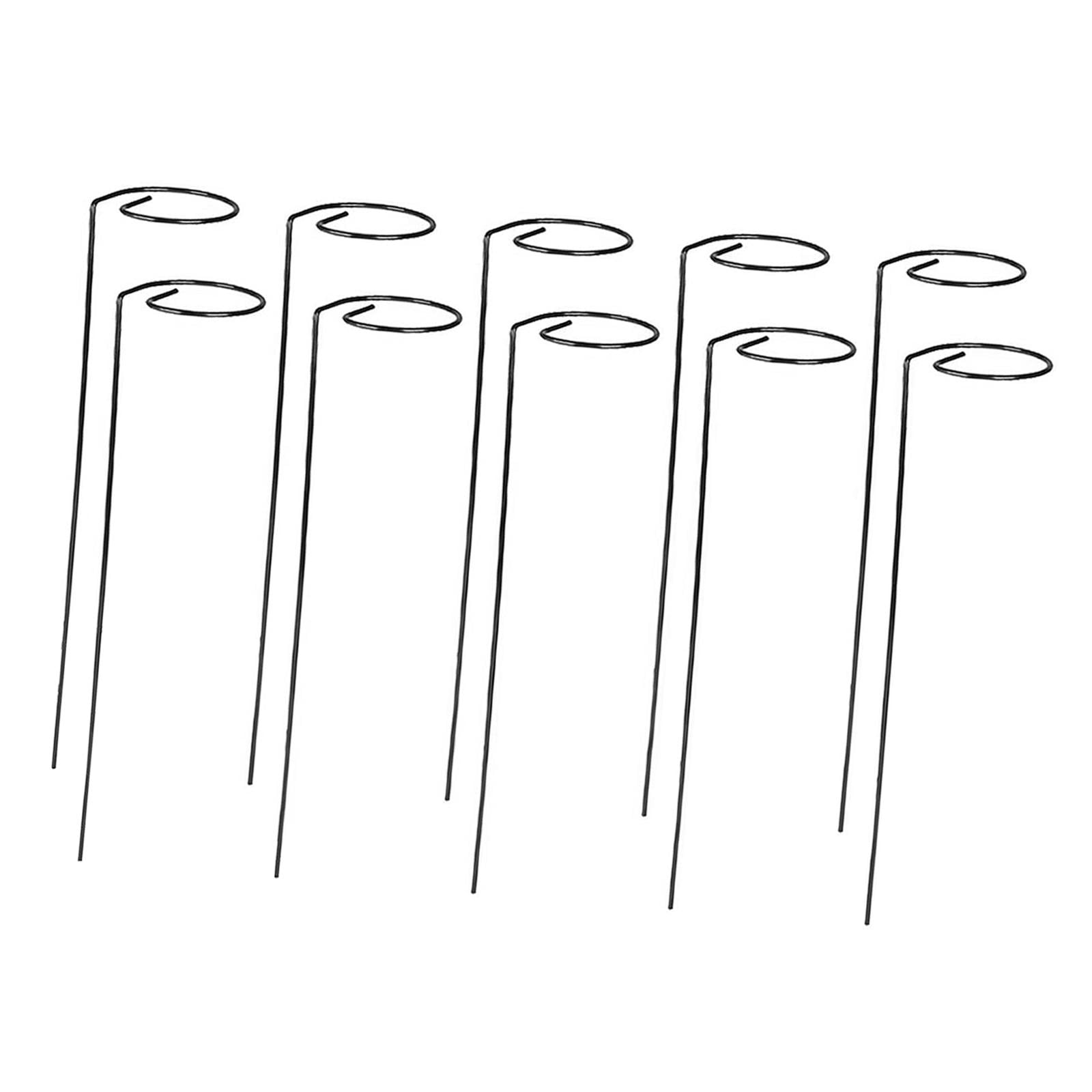 Zxpjkyu Climbing Plant Stakes Plant Support Towers Supplies Space Saving Easy to Install Straight 10pcs
