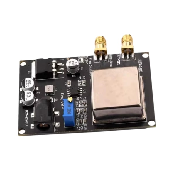 Zxpjkyu Crystal Calibrator Frequency Counter for Generators Frequency Standard Reference without wire