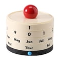 thumbnail image 1 of Zxpjkyu Desk Calendar Perpetual Calendar Desktop Accessory Small Cute Decoration Modern beige, 1 of 9