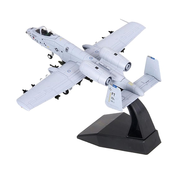 Zxpjkyu Diecast Airplane 1:1 American A-1 Warthog Metal 6.8 inches Plane Model Office