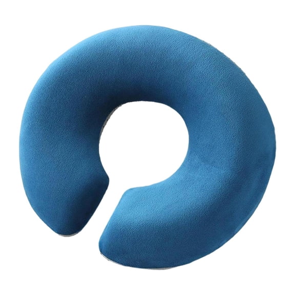 Zxpjkyu Face Down Pillow Comfortable Support Prone Pillow for Home Beauty Salons SPA Blue