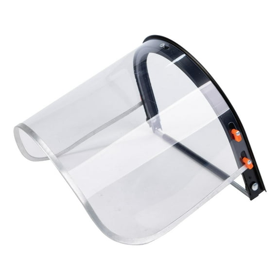 Zxpjkyu Face Shield and Bracket Accessory for Full Brim Hard Hats Professional PVC Visor