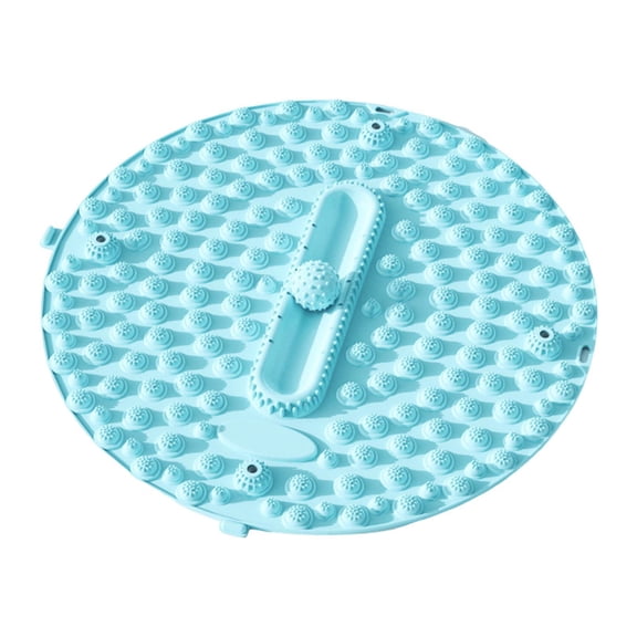 Zxpjkyu Foot Massage Pad Foot Massager 21.65inch Dia Round Versatile Acupressure Mat for Blue