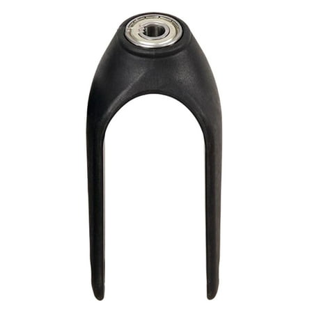 Zxpjkyu Front Fork 1.2cm Bearing Plastic Black Replacement Feet for Standard S Walkers 8 Inch