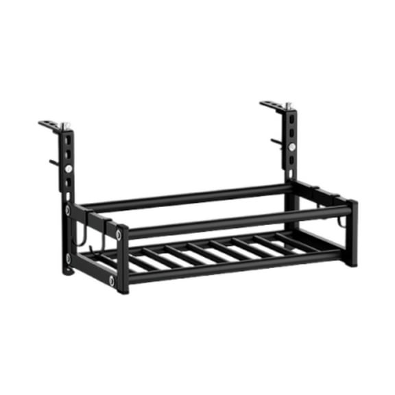 Zxpjkyu Hanging Planter Black Hanging Window Flower Box for Patio Living Room Indoor Planter Length 43 cm