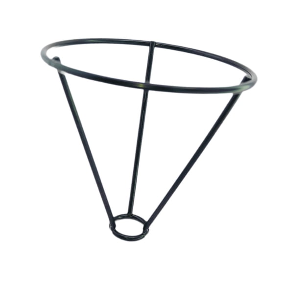Zxpjkyu Hydroponic Plant Triangle Holder, Support Frame, Rusty Metal Stand Triangle Rack Black