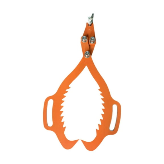 Zxpjkyu Log Lifting Tongs Dragging Log Grapple Alloy Claw Hook Lumber Skidding Tongs for 18 inch
