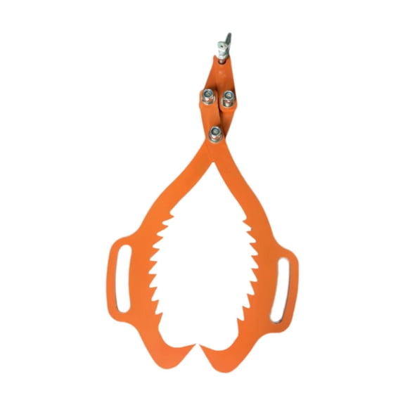 Zxpjkyu Log Lifting Tongs Dragging Log Grapple Alloy Claw Hook Lumber Skidding Tongs for 28 inch