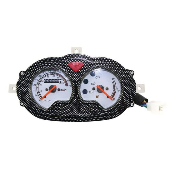 Zxpjkyu MPH Speedometer Gas Gauge Instrument for ATV Quad Moped Scooter Motorcycle