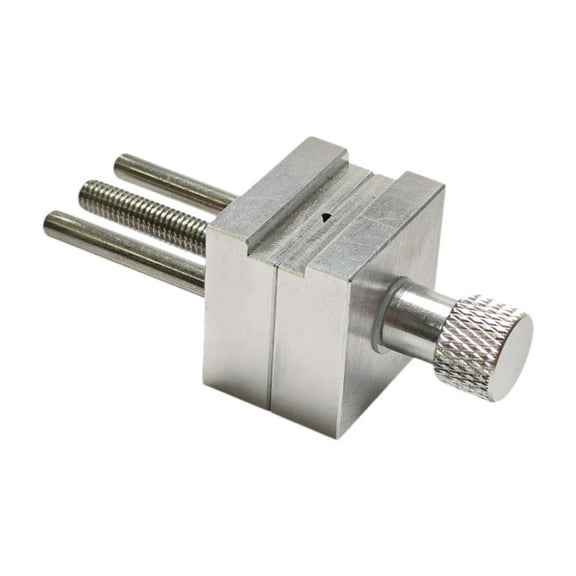 Zxpjkyu Mini Drill Press Vice Adjustable Watch Repairing Flat Clamp Bench Vice Workbench Aluminum alloy