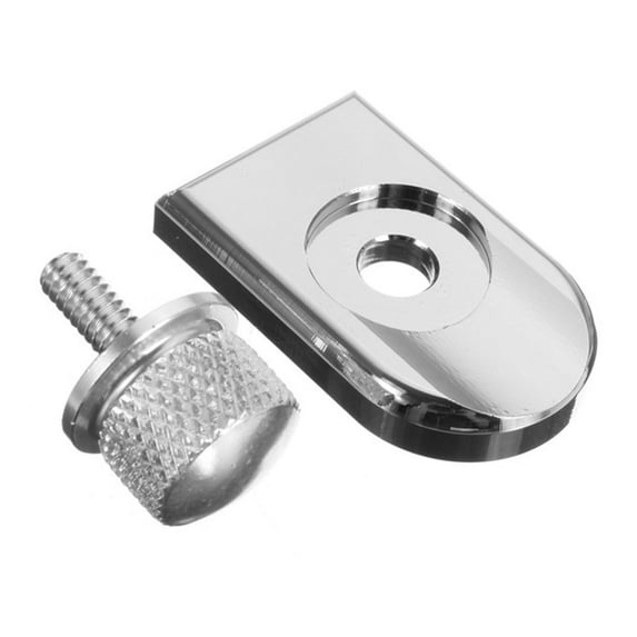 Zxpjkyu Motorcycle Seat Bolt Tab Screw, CNC Seat Bolt, Easy to Install Replace Universal Silver