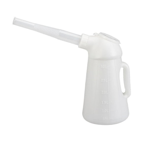 Zxpjkyu Oil Jug with Spout Dispenser Jug Durable Leak-Proof Oil Measuring Container with 3L