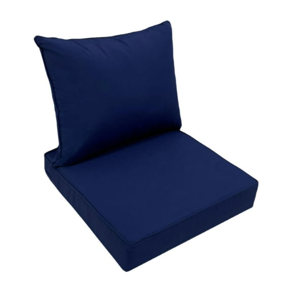 Zxpjkyu Outdoor Deep Seat Cushion Set Foam Pad Removable Shock High Density Sponge Fill Green