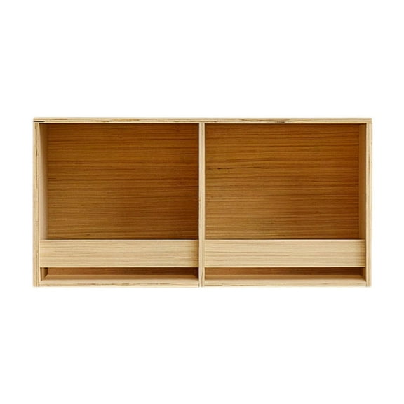 Zxpjkyu Parakeet Nesting Box Bird Feeder Housing Bird Nest for Canaries Finch Budgie 2 Grids 60cmx30cm