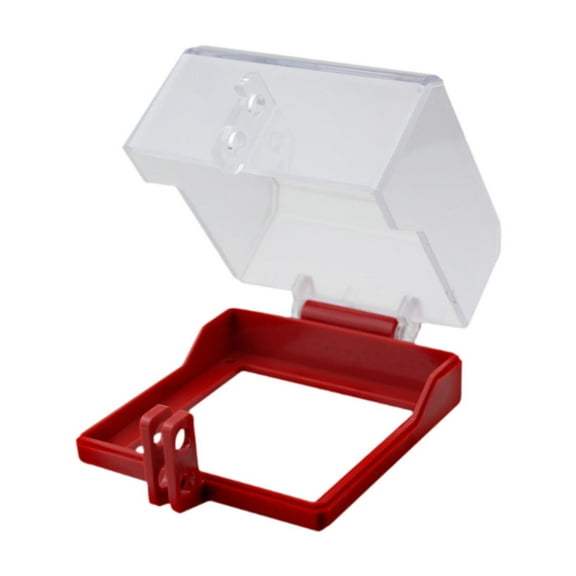 Zxpjkyu Power Push Button Switch Cover, Emergency Stop Button Cover Lockout, Transparent