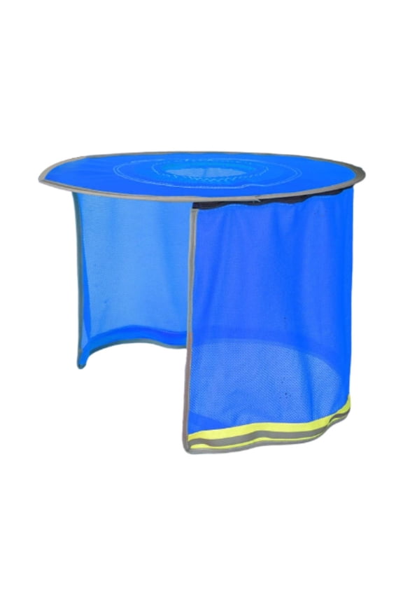 Protective Headgear Sun Shade Sun Shield for Neck Outdoor Mesh Construction Site blue